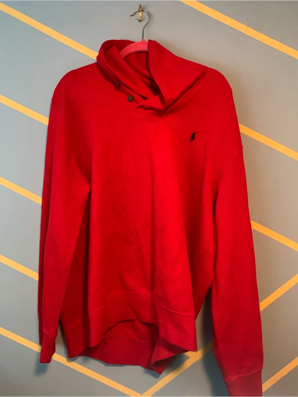 Polo by Ralph Lauren Red Turtleneck Sweater
